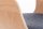 CLP Retrostuhl Kingston mit Stoffbezug und umlaufender Rückenlehne I Pflegeleichter Lehnstuhl mit Polsterung und robustem Holzgestell, Farbe:Natura/blau
