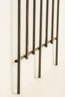 CLP Metall-Rankgitter Elisa I Größe: 100 x 50 cm, Stabstärke 0,7 cm I Rankhilfe für Kletterpflanzen I erhältlich, Farbe:Bronze
