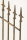 CLP Metall-Rankgitter Elisa I Größe: 100 x 50 cm, Stabstärke 0,7 cm I Rankhilfe für Kletterpflanzen I erhältlich, Farbe:Bronze