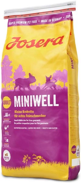 JOSERA ¦Miniwell - 1 x 15 kg | Hundetrockenfutter für kleine Rassen