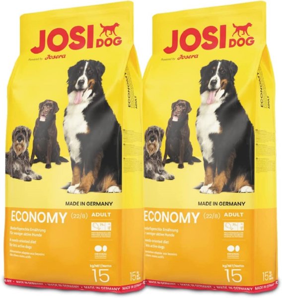 JOSERA ¦ JosiDog Economy - 2x 15kg ¦ Hundetrockenfutter