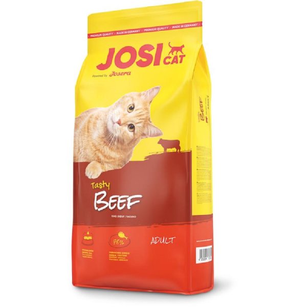 JOSERA ¦JosiCat Tasty Beef - 1 x 10 kg ¦ Katzentrockenfutter