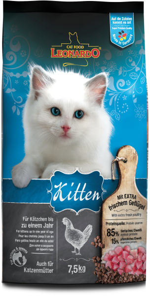 Leonardo ¦ Kitten - 7,5kg  ¦ Katzentrockenfutter