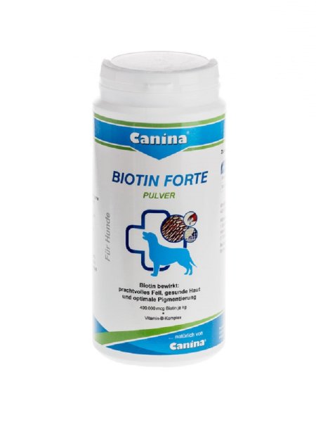 Canina│ Biotin Forte Pulver - 200g │ Nahrungsergänzung Hunde