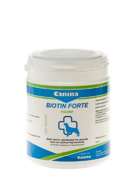 Canina │Biotin Forte Pulver - 500g │ Nahrungsergänzung Hunde